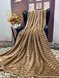 "Shar Pei" throw blanket, warm beige, velour, euro size