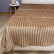 "Shar Pei" throw blanket, warm beige, velour, euro size