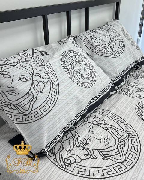 Комплект постільної білизни Versace з тканини Gold Бязь BG-01-s фото