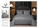 Graphite Stripes Satin Bedding Set No13 Primăvara, Euro Size