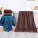 Ornament Bath Towel, 70&times;140 cm, Terry Cotton, Burgundy, China
