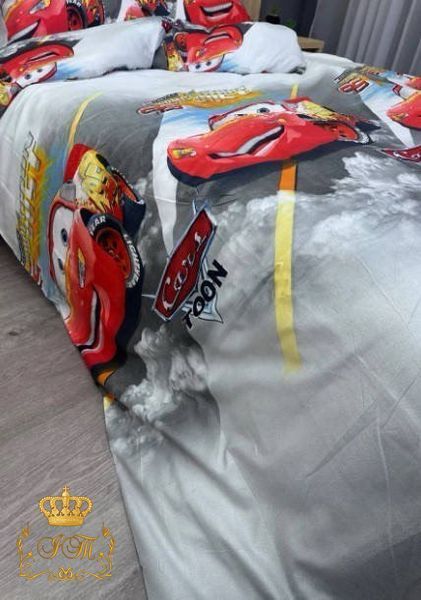 Постільна білизна "Тачки МакКвін", фланель, полуторний KS-13 фото