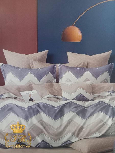 Bedding Set "Zigzag", flannel, double size