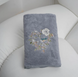 "Bird in the Heart" Bath Towel, 70&times;140 cm, Grey Microfiber, China