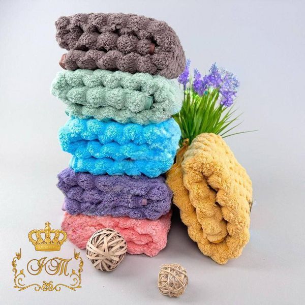 "Honeycombs" Towel Set, Microfiber, Lavender