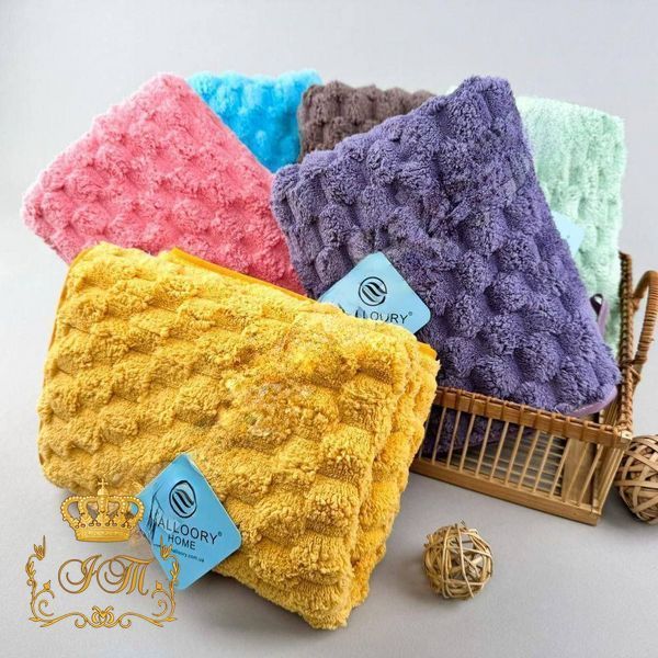 "Honeycombs" Towel Set, Microfiber, Lavender