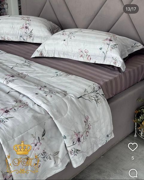 LG-H-8 Постільна білизна 4 сезони Laura Grand, сатин, євро розмір LG-H-8-10/4s фото