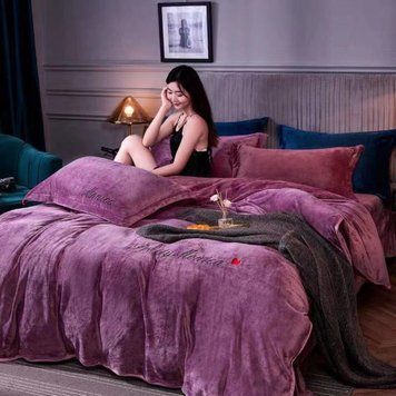 Monica, Velour Bed Linen, Single Size