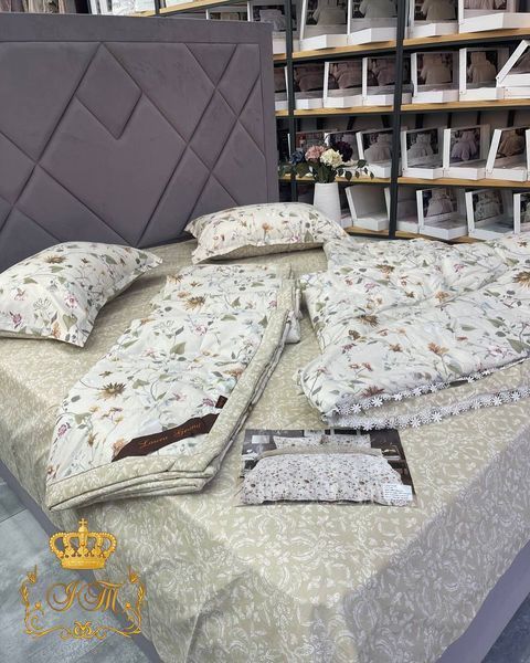 LG-5 Постельное белье 4 сезона Laura Grand, сатин, евро размер LG-5-10/4s фото