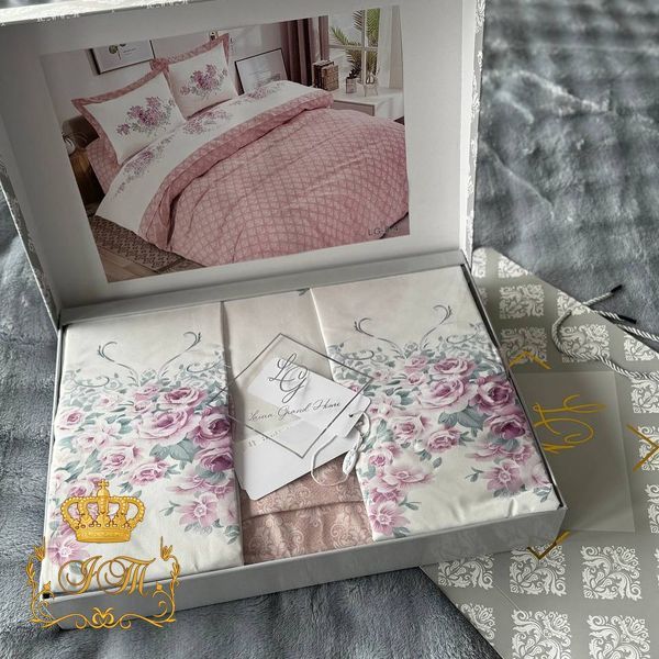 LG-8 Постільна білизна Laura Grand, сатин, єврокомплект LG-8-4-e фото