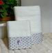 Polka Dot Bath Towel 70&times;140 cm &ndash; White terry, China