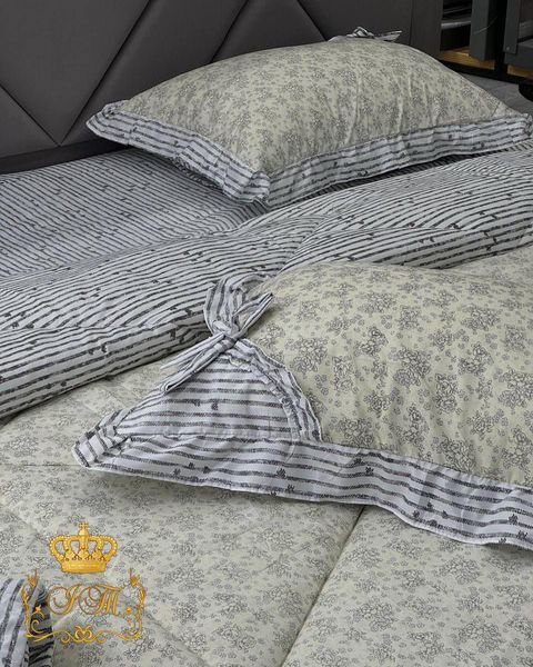 LG-14 Laura Grand 4 Seasons Bed Linen, Satin, Euro Size