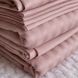 Mocha Stripes Satin Bedding Set No16 Primăvara, Double Size