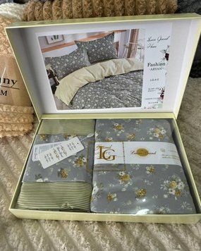 LG-4 Laura Grand Bed Linen, Satin, Euro Size