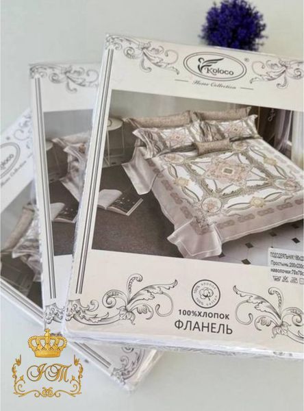 Bedding set "Precious Stone", Flannel, Euro Size