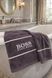 Hugo Boss, Face Towel, 50&times;100 cm, Terry, Space Grey, China.