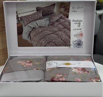 LG-29 Laura Grand Bed Linen, Satin, Single Set