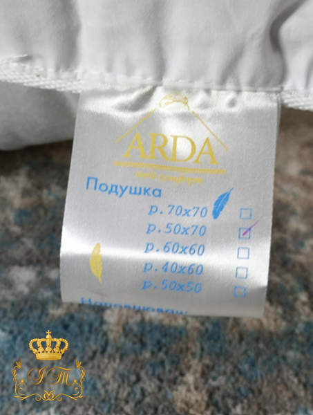 Подушка з еко пуху ARDA, 50х70 см PW-01 фото