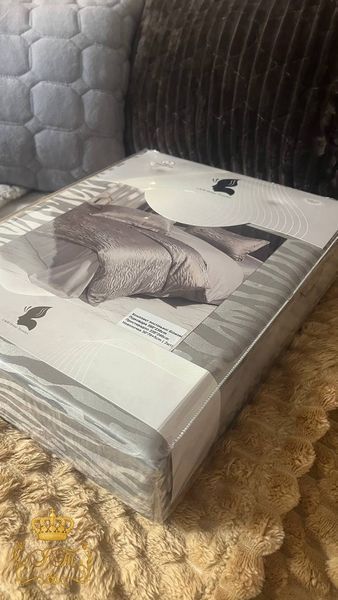 MT5-L Постельное бельё L&M Home №8, графит жаккард-сатин, евро-комплект MT5-L-08-e фото