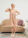 Women's sauna set "Bouquet", bej