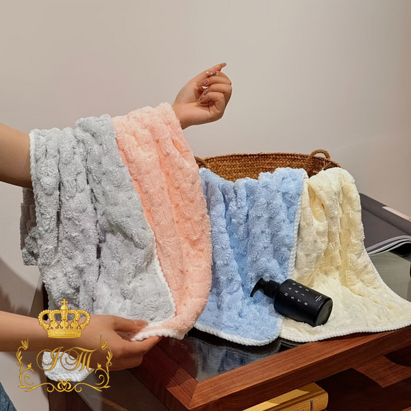 "3D Honeycomb" Face Towel, 50x90 cm, Mint Microfiber, China