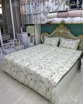 LG-5 Laura Grand Bed Linen, Satin, Euro Set