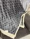Branded Velour Blanket with Sheepskin Lining, Euro Size