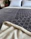 Branded Velour Blanket with Sheepskin Lining, Euro Size