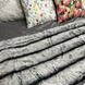 Faux Fur Blanket "Sable" №5, Light Grey