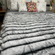 Faux Fur Blanket "Sable" №5, Light Grey