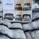 Faux Fur Blanket "Sable" №5, Light Grey