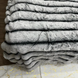 Faux Fur Blanket "Sable" №5, Light Grey