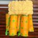 Dual-Chamber Pillow &ldquo;Pineapple Bun / Marshmallow&rdquo;, Yellow, 48&times;74 cm, Koloco