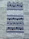 Vyshyvanka, Kitchen Towel, Waffle fabric, blue, 35&times;70 cm