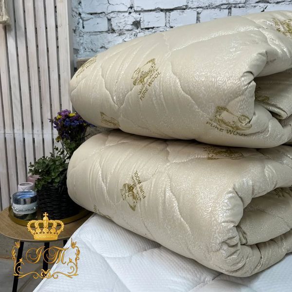 Ковдра вовняна PURE WOOL всесезонна, двоспальний розмір Bl-Sp-01/d фото