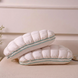 Dual-Chamber Pillow &ldquo;Pineapple Bun / Marshmallow&rdquo;, White, 48&times;74 cm, Koloco