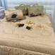 Camel Wool Blanket with Crystals, Euro Size
