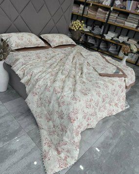 LG-21 Bed Linen with Summer Quilt, Satin, Euro Size