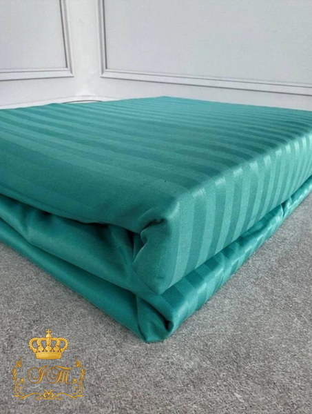 Tiffany Stripes Satin Bedding Set No16 Primăvara, Double Size