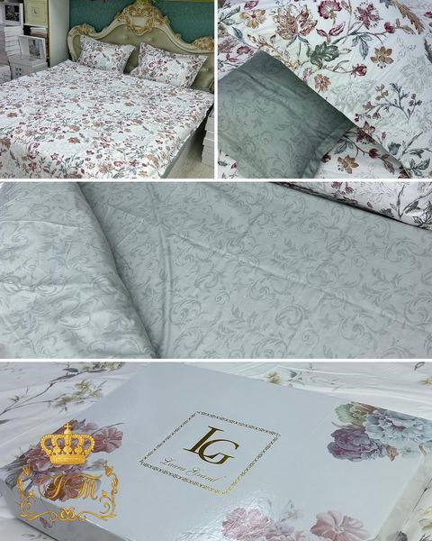 LG-5 Постільна білизна з літньою ковдрою, сатин, полуторний LG-5-8-s/b фото
