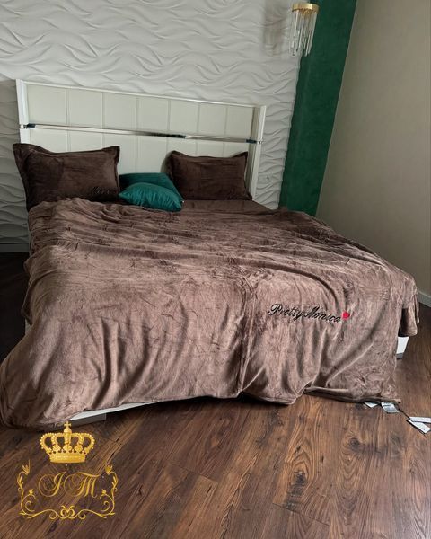 Monica, Velour Bed Linen, Euro Size