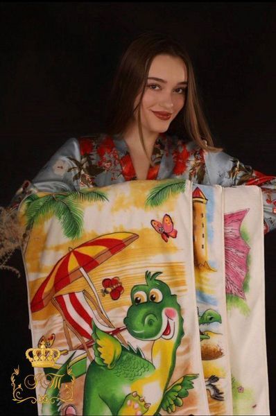 Hand Towel "Chilling Dragon", microfiber