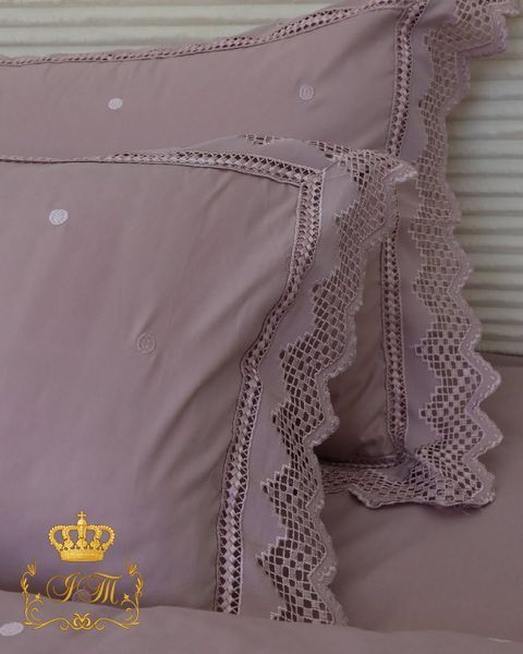 WH-61 Laura Grand Bed Linen, Satin, Euro Size