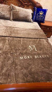 More Beauty №4, велюрова постільна білизна, мокко, євро розмір MB-04/e фото