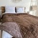 Chanel Velour Chocolate Bedspread &ndash; Elegant King Size Comfort