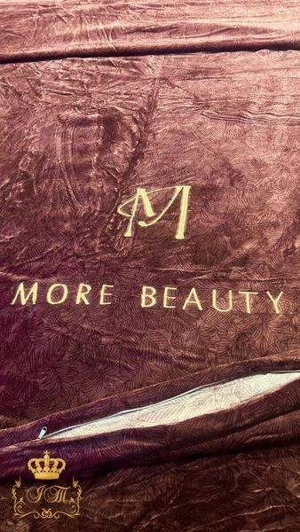 More Beauty №7, велюрова постільна білизна, фіолет, євро розмір MB-07/e фото
