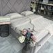 &ldquo;Dima&rdquo; Bedding Set with Quilt and Lace, Satin, Euro Size