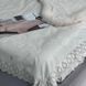 &ldquo;Dima&rdquo; Bedding Set with Quilt and Lace, Satin, Euro Size