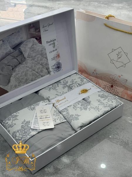 LG-29 Постільна білизна Laura Grand, сатин, сімейний комплект LG-29-05-f фото