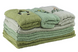 "Olives V2" Set of 3 Kitchen Towels, Terry, 35&times;70 cm